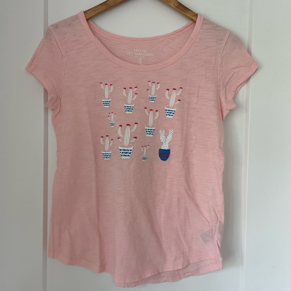 GAP Pink Short Sleeve Easy Tee T-shirt size XS